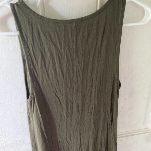 Simply Styled By Sears Womens Sz Med Shift Dress Olive Green Knee Length Summer - Picture 5 of 5